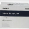 Sigma 30mm f/1,4 DC DN für Canon EF-M - #54224109