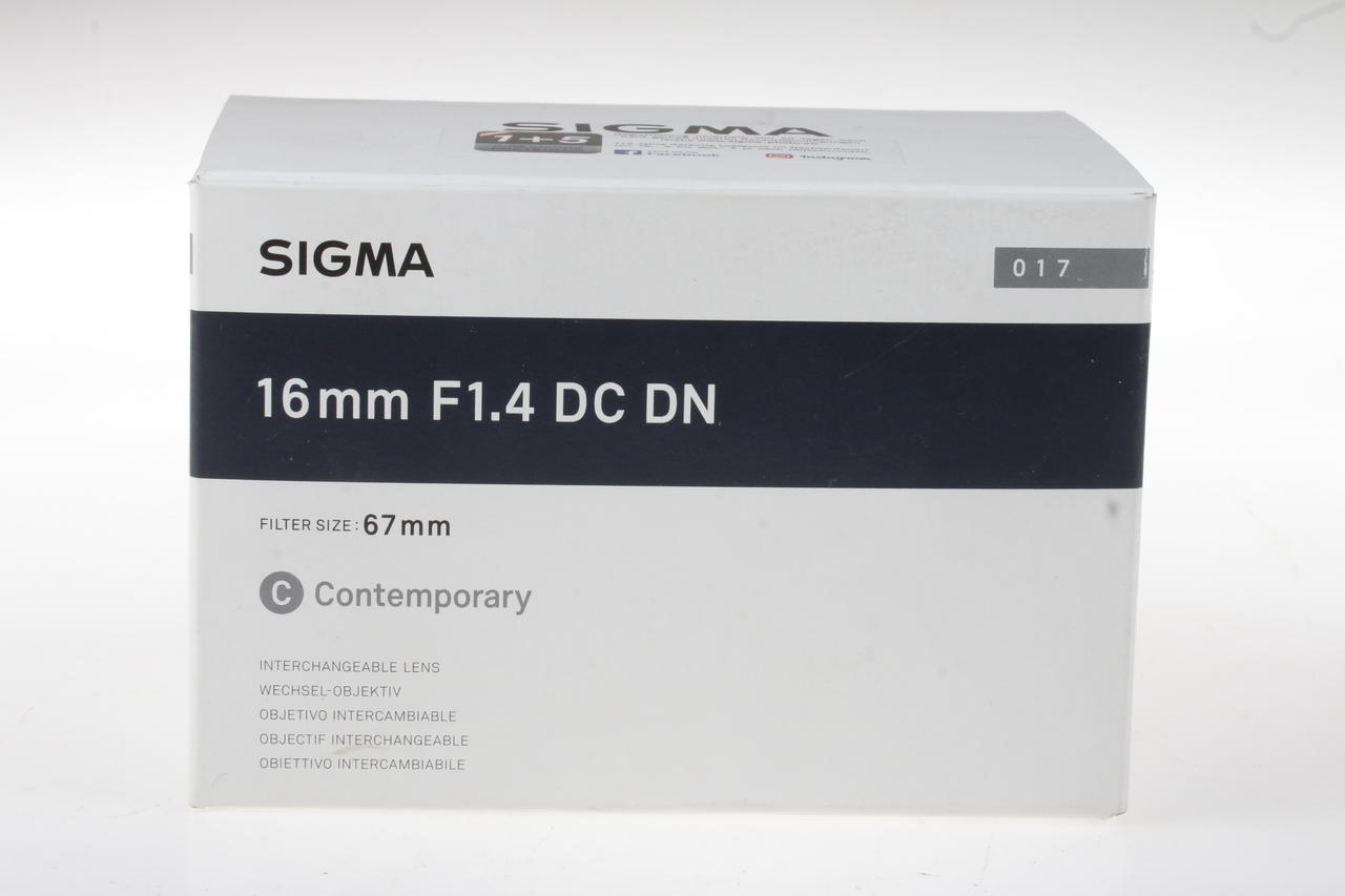 Sigma 16mm f/1,4 DC DN Contemporary für Nikon Z Mount - #57131347