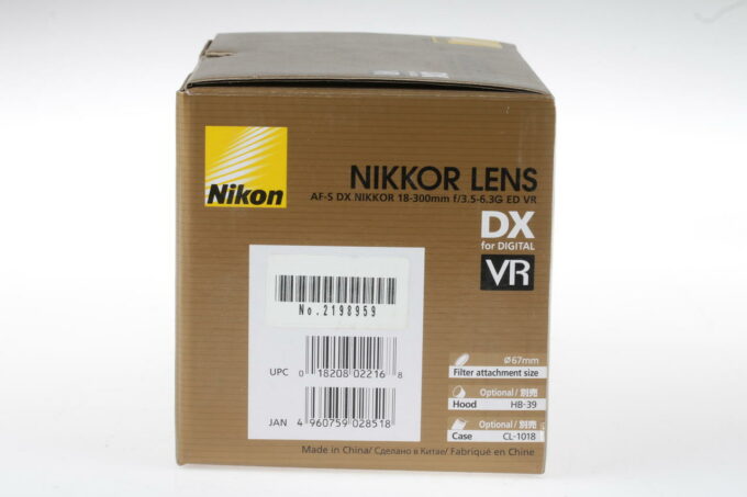 Nikon AF-S DX NIKKOR 18-300mm f/3,5-5,6 G ED VR - #2198959