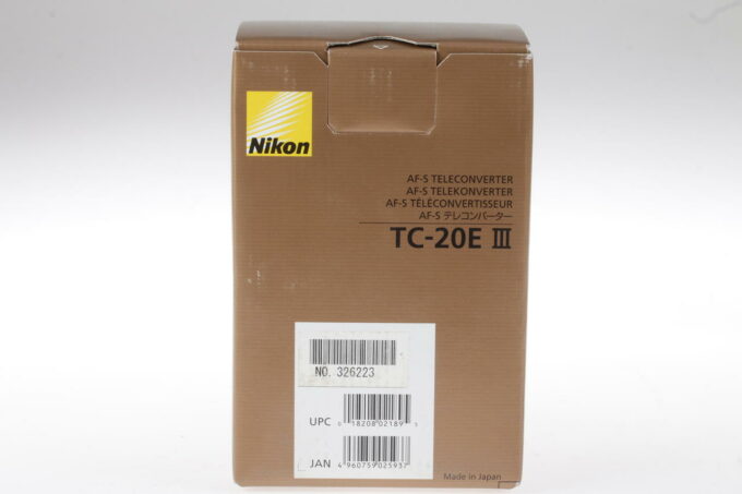 Nikon AF-S Telekonverter TC-20E III - #326223 - Image 3