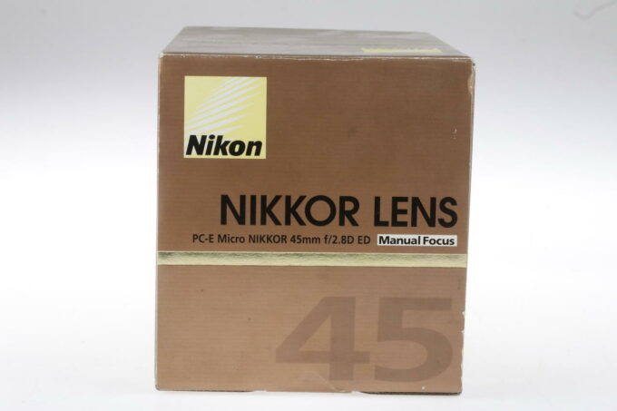 Nikon PC-E 45mm f/2,8 D ED Micro Nikkor - #205813
