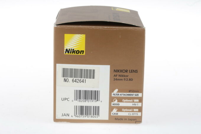 Nikon AF D 24mm f/2,8 - #642641 - Image 3