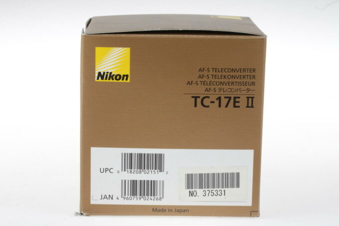 Nikon AF-S Telekonverter TC-17E II - #375331