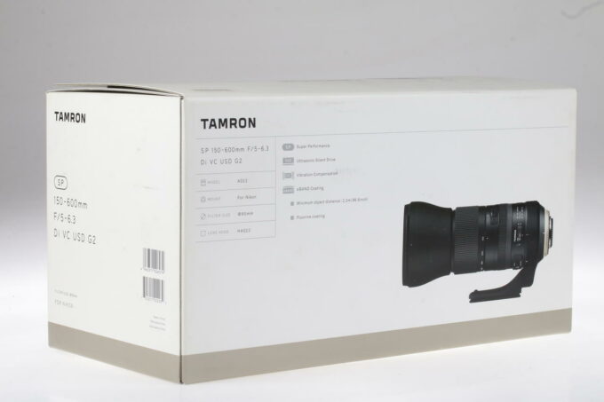 Tamron 150-600mm f/5,0-6,3 SP DI VC USD G2 für Nikon AF - #002130