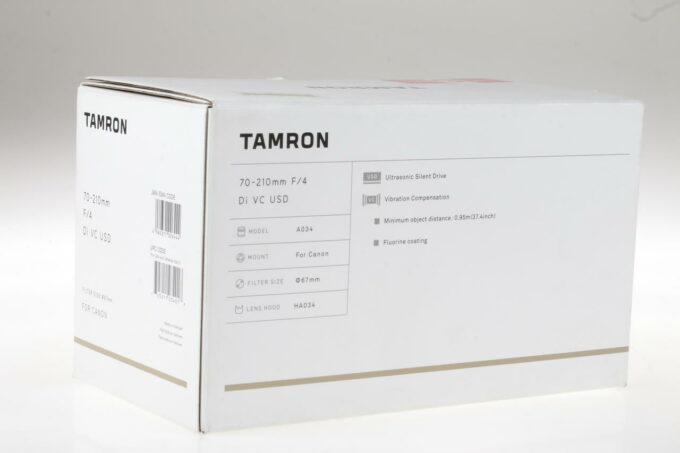 Tamron 70-210mm f/4,0 Di VC USD für Canon EF - #001054 - Image 3