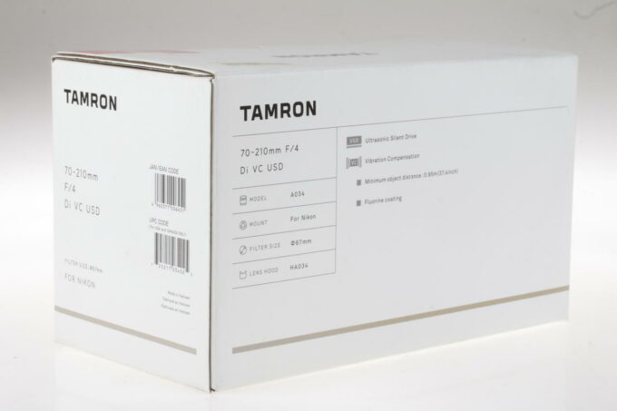 Tamron 70-210mm f/4,0 Di VC USD für Nikon AF - #004534