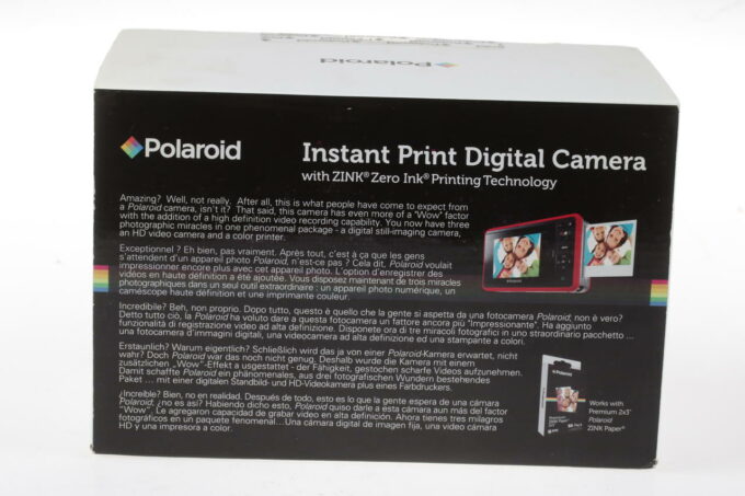 Polaroid Z2300 Instand Print Digital camera rot - #K150157009121123678