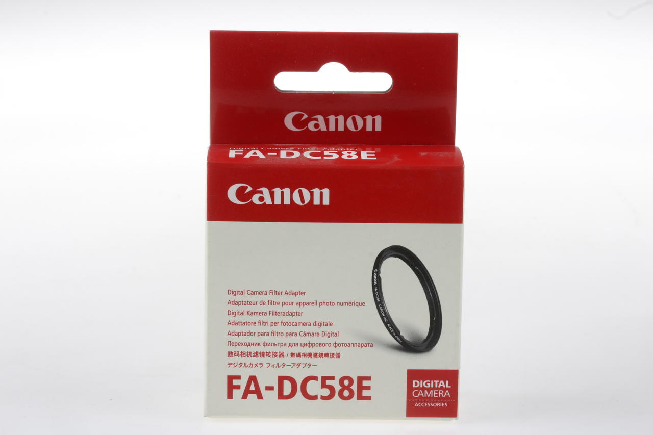 Canon FA-DC58E Filteradapter für PowerShot G1 X Mark II