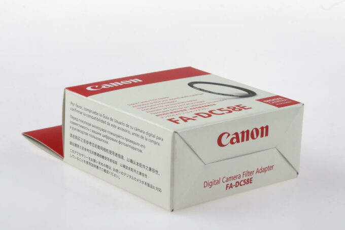 Canon FA-DC58E Filteradapter für PowerShot G1 X Mark II