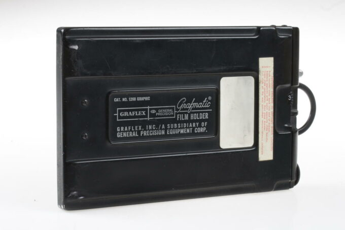 Graflex Grafmatic Planfilm Kassette 6 Blatt / 4x5