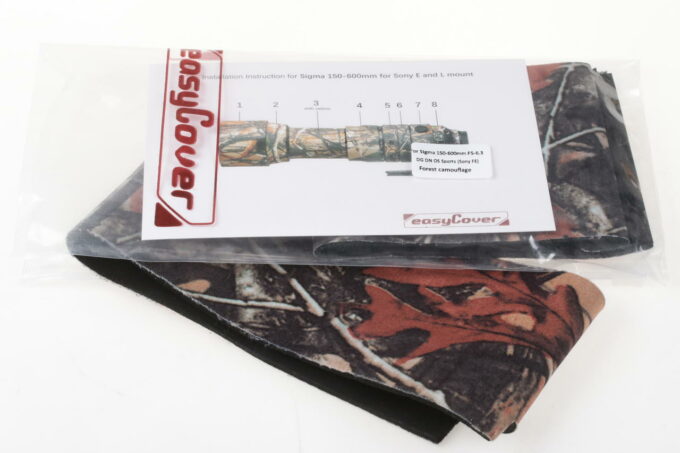 easyCover Camouflage für Sigma 150-600mm DG DN OS Sports (Sony E)