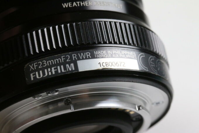 FUJIFILM Fujinon XF 23mm f/2,0 R WR - Schwarz - #1CB00672 - Image 6
