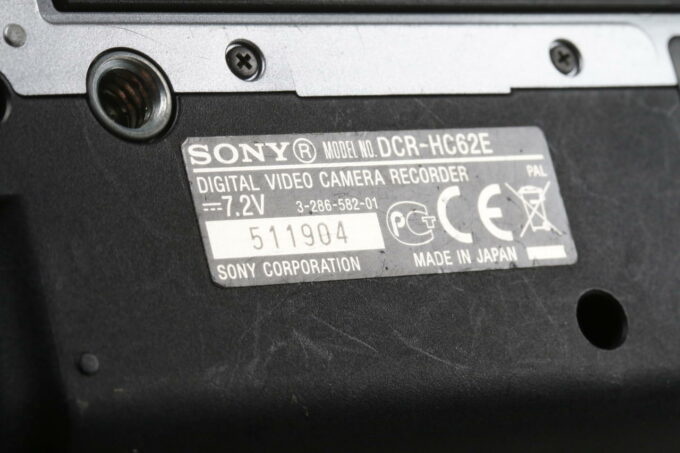 Sony DCR-HC62 Videokamera - #511904 - Image 5