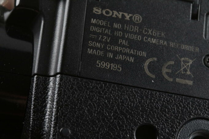 Sony HDR-CX6EK Videokamera - #599195