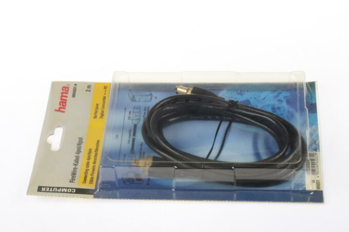 Hama FireWire Kabel 4-pin auf 6-pin 2m