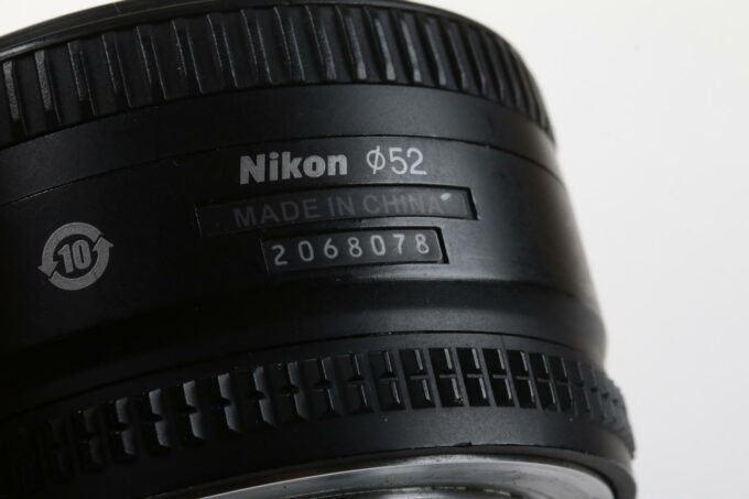 Nikon AF 50mm f/1,8 D - #2068078 - Image 5