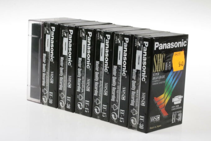 Panasonic VHSC Kassetten 7 Stück - Image 3