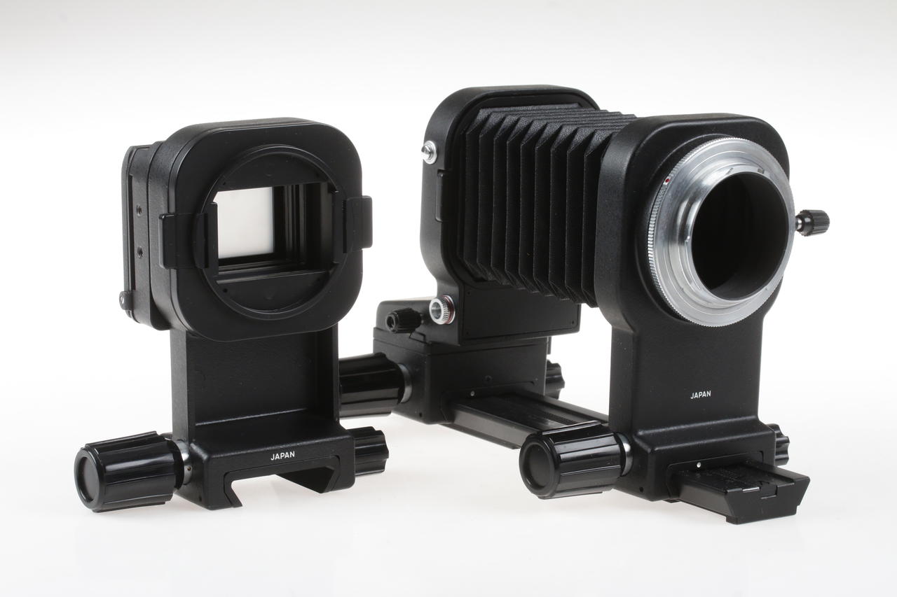 Minolta Balgengerät MD Auto Bellows III mit Slide Copier AB-III