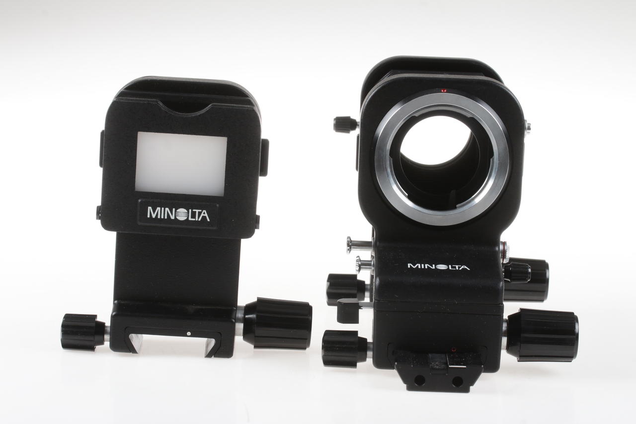 Minolta Balgengerät MD Auto Bellows III mit Slide Copier AB-III