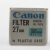 Canon Konversionsfilter Blau 3x 27mm
