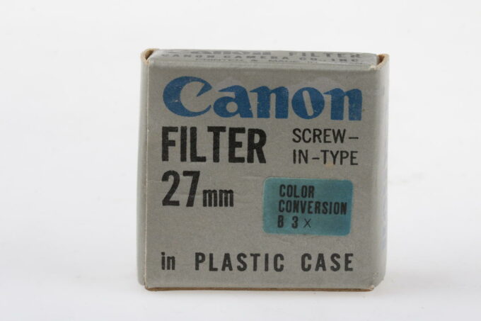 Canon Konversionsfilter Blau 3x 27mm