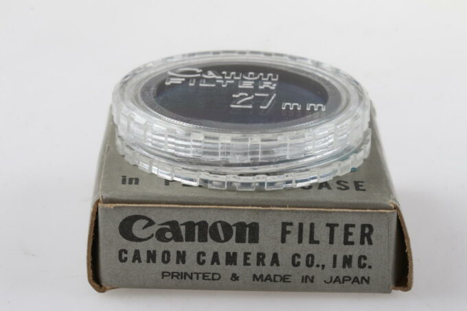 Canon Konversionsfilter Blau 3x 27mm