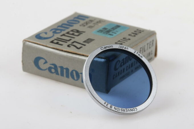 Canon Konversionsfilter Blau 3x 27mm
