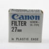 Canon ND 4x Neutraldichte Filter / Durchmesser 27mm