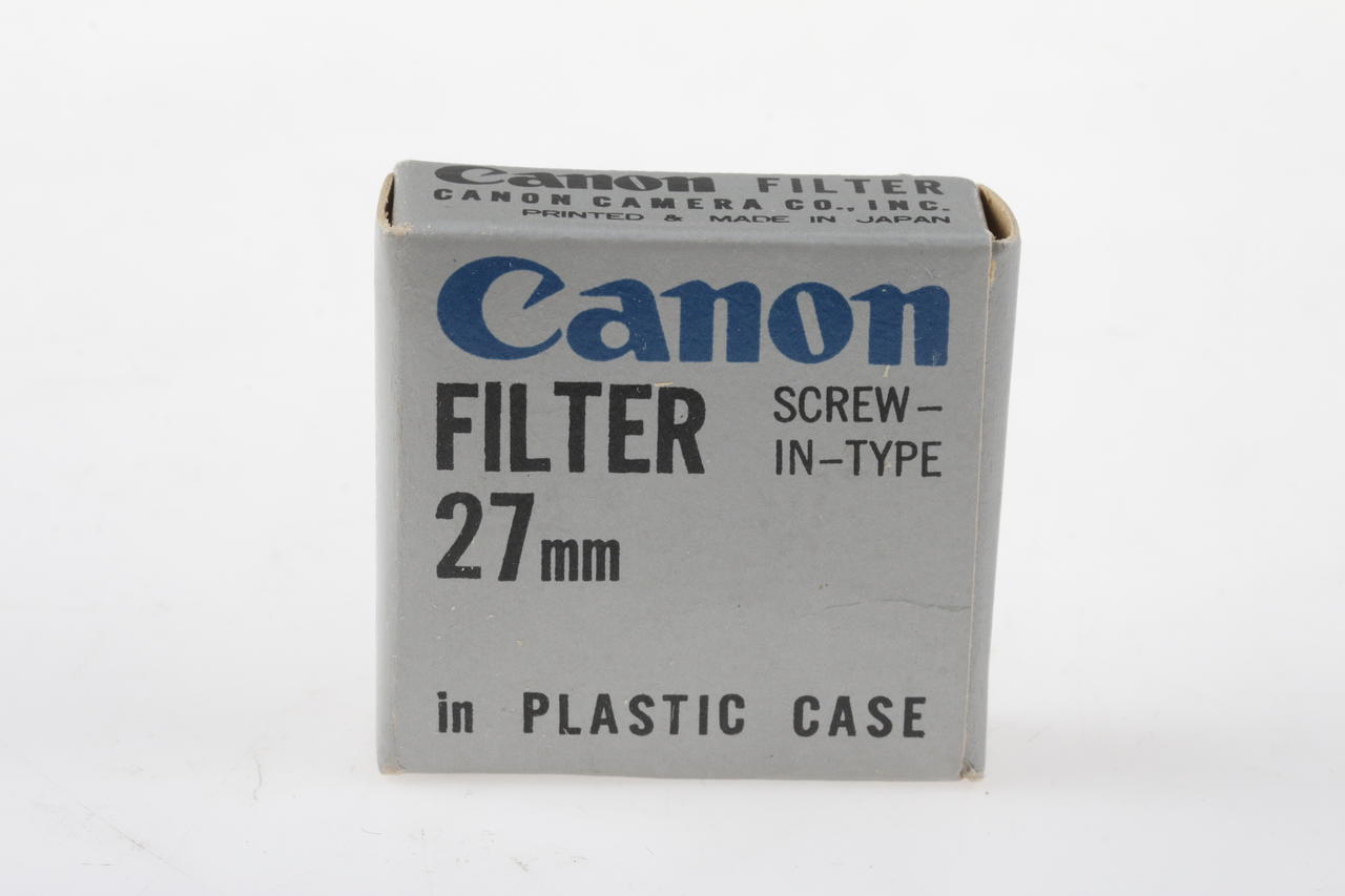 Canon ND 4x Neutraldichte Filter / Durchmesser 27mm