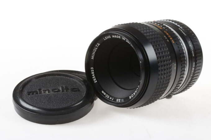 Minolta MC Macro 50mm f/3,5 mit Zubehör - #254823