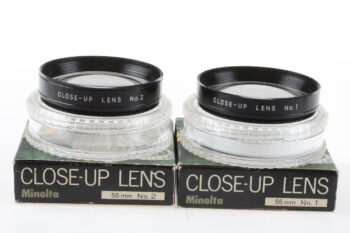 Minolta Close-Up Nr. 1 und 2 Vorsatzlinse - 55mm