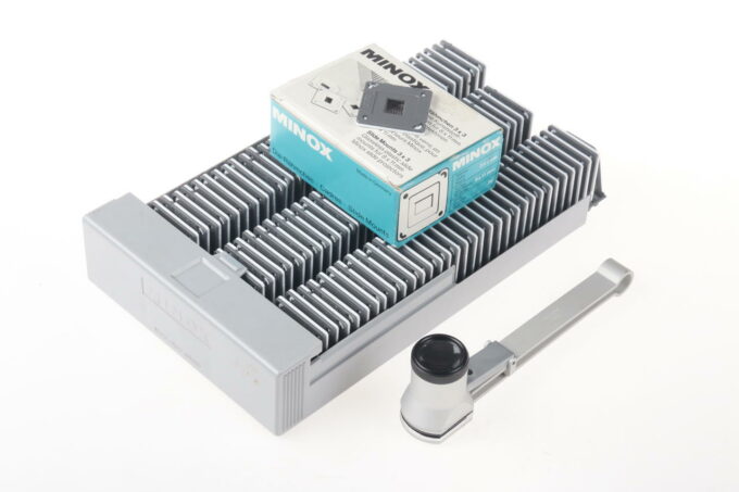 Minox Diaprojektor Typ 3001 mit Stanze und Rahmen