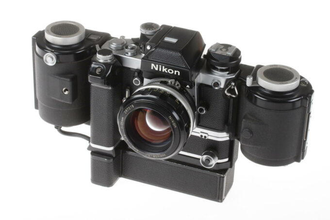 Nikon F2 Set mit MF-1, MB-1 und Nikkor 55mm f/1,2 - #7152670 - Image 2