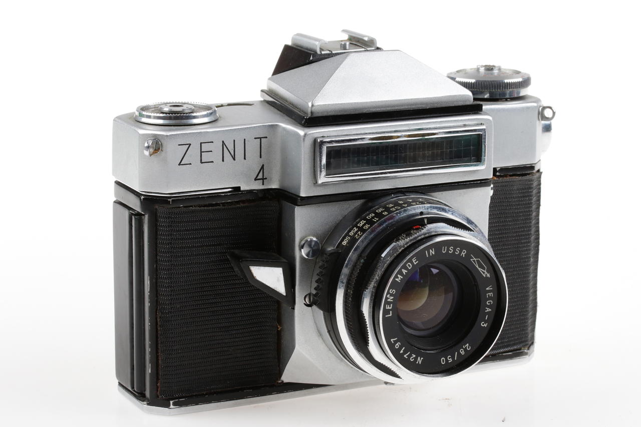 KMZ Zenit - 4 SLR Kamera mit Vega-3 50mm f/2,8 - #6701934