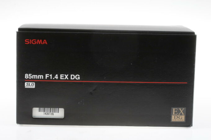 Sigma 85mm f/1,4 DG HSM für Nikon F (FX) - #143971195