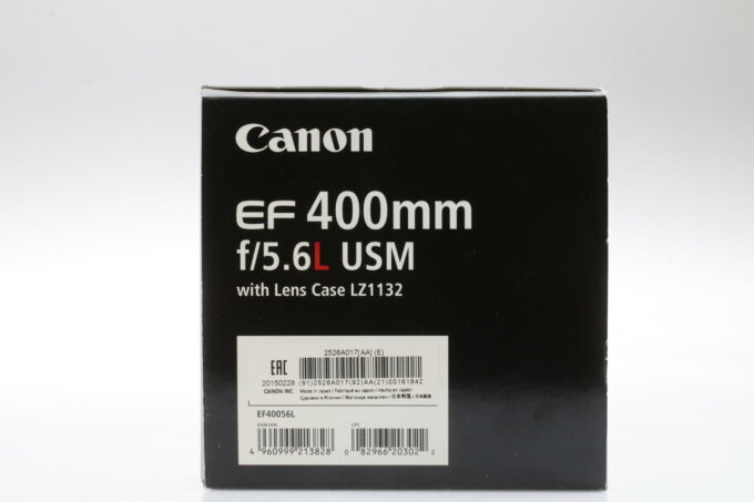 Canon EF 400mm f/5,6 L USM - #00161842