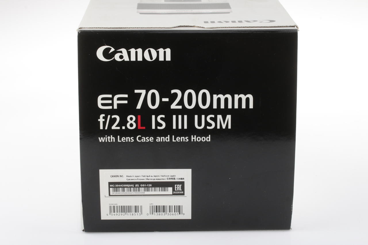 Canon EF 70-200mm f/2,8 L IS III USM - #1550000698 - Image 4