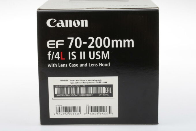 Canon EF 70-200mm f/4,0 L IS II USM - #6913001362 - Image 3