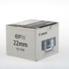 Canon EF-M 22mm f/2,0 STM - #086902001965 - Image 2