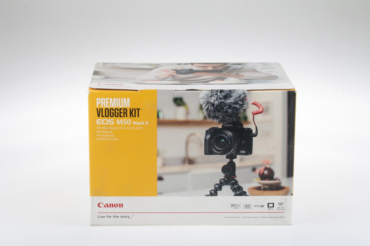 Canon EOS M50 Mark II mit EF-M 15-45mm IS STM Rode Videomic - #083051003656