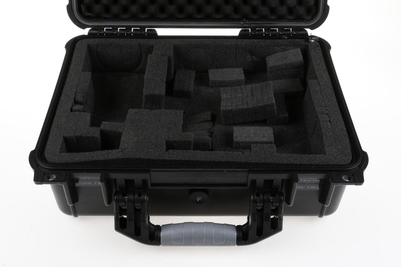 Fotokoffer in schwarz - 42 x 33 x 18 cm