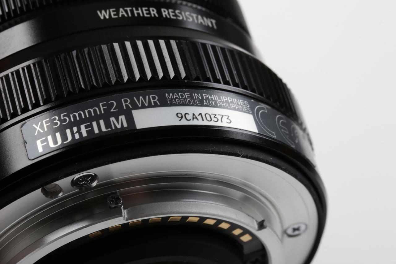 FUJIFILM Fujinon XF 35mm f/2,0 R WR - Schwarz - #9CA10373