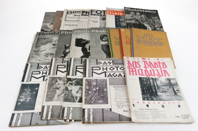 Historische Fotozeitschriften bis zu 120 Jahr alt