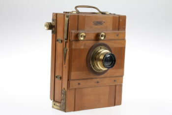 Holzkamera 13x18cm mit Rodenstock Extra Rapid Aplanat 21cm