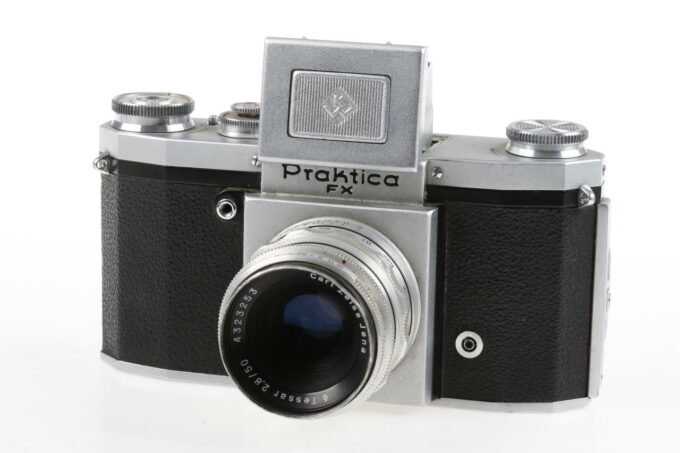 Praktica FX Gehäuse mit Tessar 50mm f/3,5 - #4323253