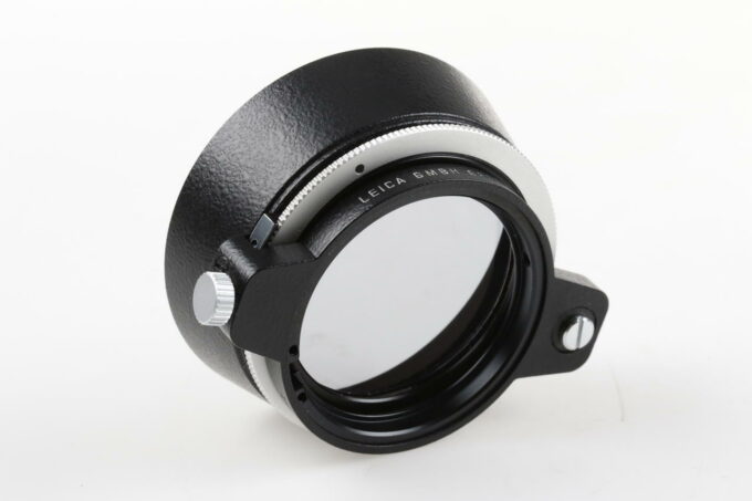 Leica Polfilter 13352 mit Schwenkhalterung und Gegenlichtblende