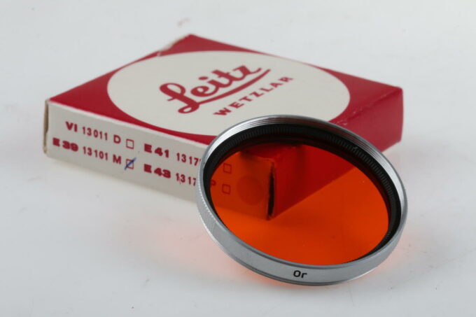 Leica Orangefilter E39 in Chrom-Fassung