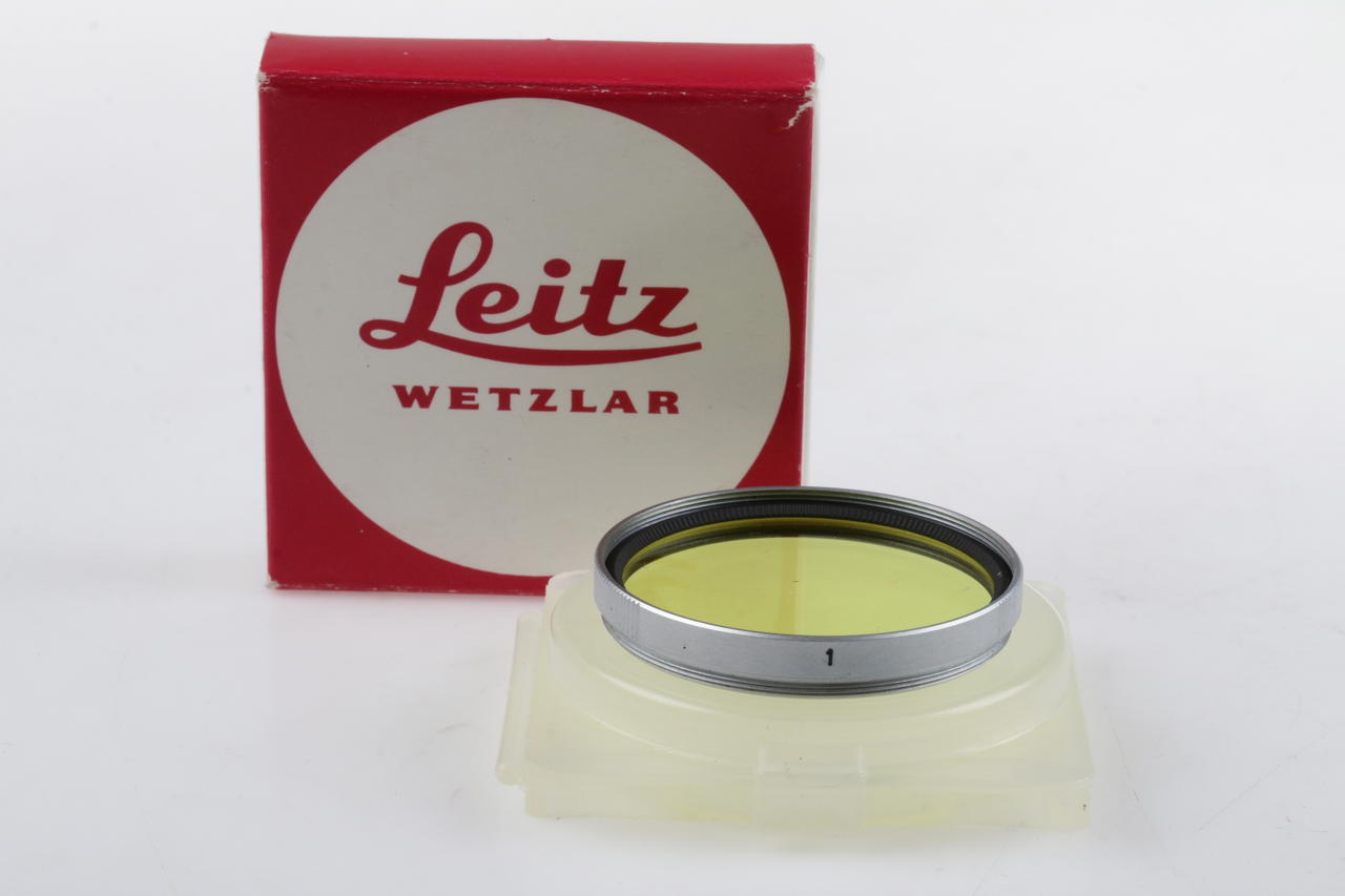 Leica Gelbfilter 1 mit chrom Fassung - 39mm
