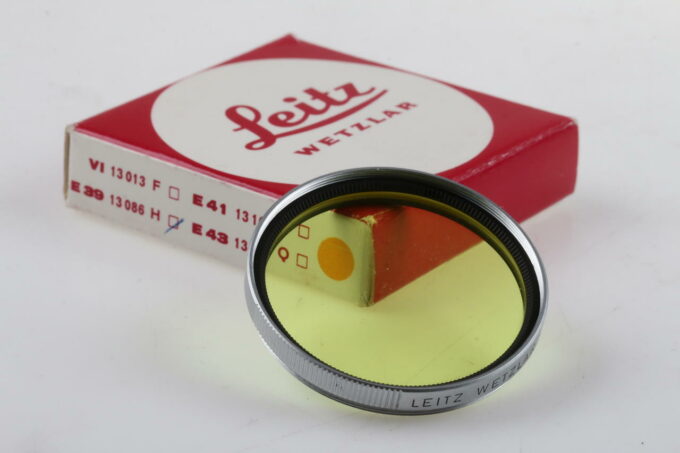 Leica Gelbfilter 1 mit chrom Fassung - 39mm