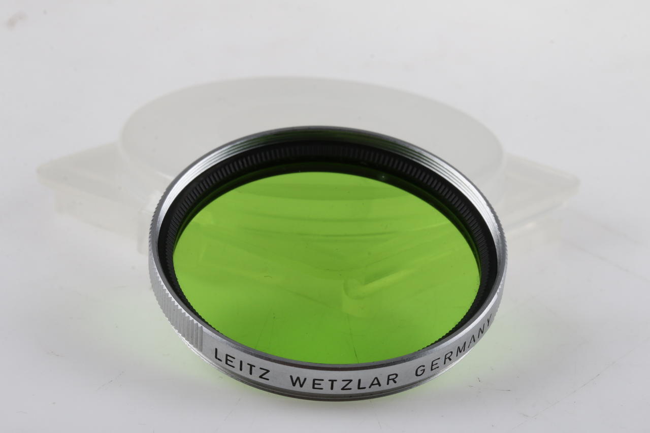 Leica Gelbgrünfilter E39 in Chrom-Fassung